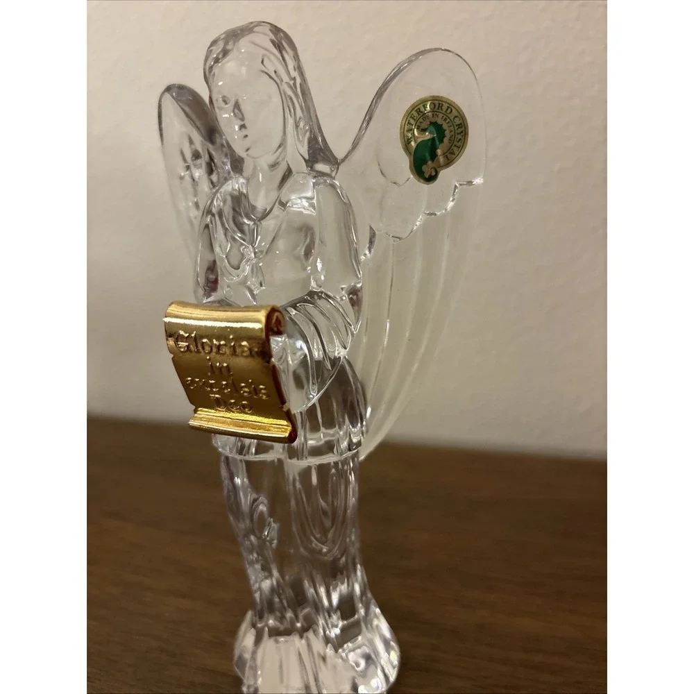 Waterford Crystal Millennium NATIVITY Guardian Angel Figurine Gloria Excelsis